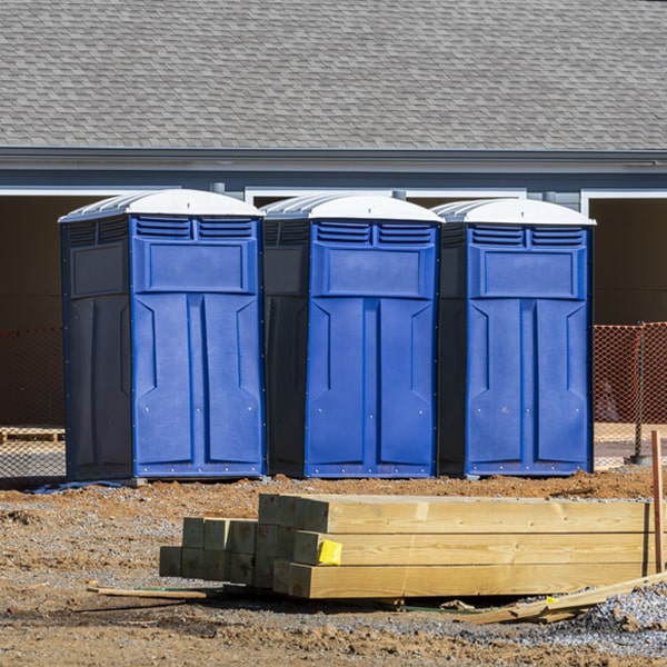 is there a specific order in which to place multiple porta potties in Bangs Texas